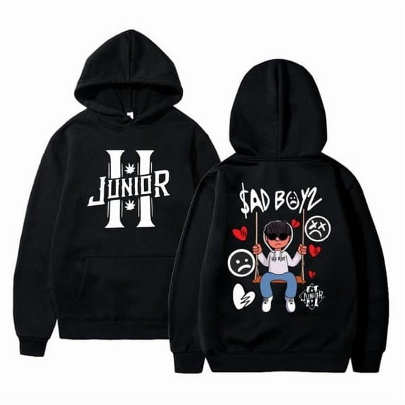 Junior H Sad Boyz Mania Tour 2024 Hoodie, Sweatshirt, T-Shirt – Unisex Graphic Streetwear Pullover for Fans of Latin Trap & Urban Style