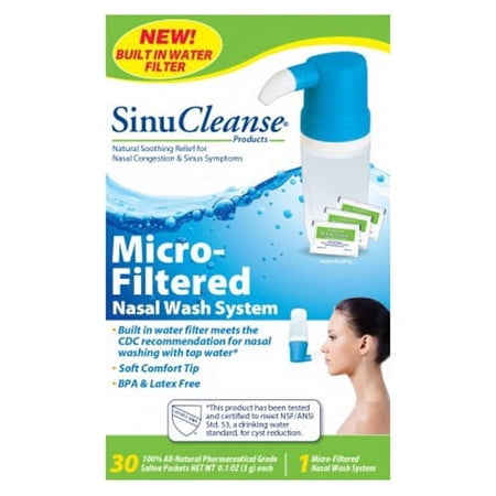 SinuCleanse Micro-Filtered Nasal Wash System Kit, 1 ea
