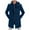 Blue, variant on VSSSJ Mens Trench Coat Wool Blend Single Breasted Pea Coat Casual Slim Fit Notched Lapel Collar Jacket Warm Winter Overcoat with Hooded Black XXL