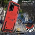 thumbnail image 4 of CoverON Samsung Galaxy S20 Case, Tank Series Hard Protective Armor Phone Cover, 4 of 8