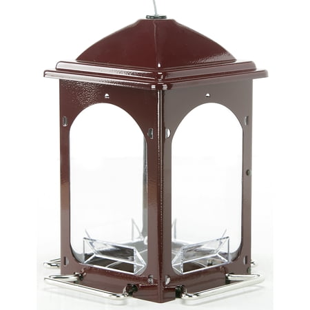 Homestead Capacity Scarlet Bird Feeder Burgundy 5 Lb Walmart Com