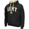thumbnail image 2 of Men's Colosseum Black Army Black Knights Big & Tall Arch & Logo 2.0 Pullover Hoodie, 2 of 3