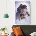 thumbnail image 4 of Christ Jesus Hugging Man Wall Art Decor Jesus Healing Man Bible Canvas Painting Canvas Wall Art Poster Decorative Bedroom Modern Home Print Picture Artworks Posters 16x24inch(40x60cm), 4 of 6
