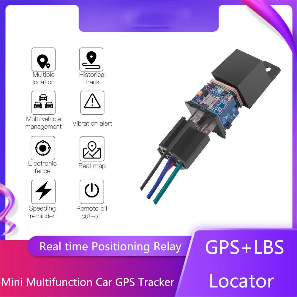 GPS Tracker Real-Time Tracking Locator Device GPRS GSM Car/Motorcycle Anti Theft