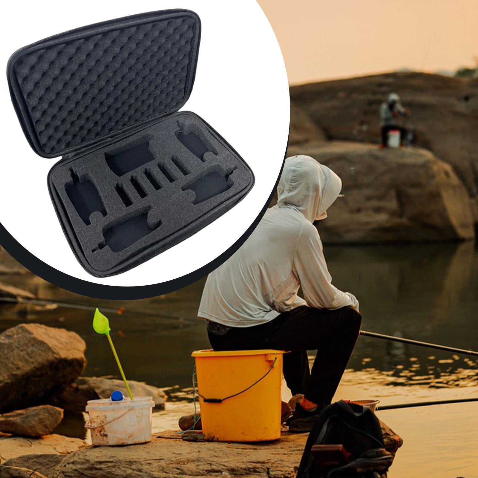 harayaa Fishing Alarm Tackle Box Container Bite Indicator Box for Lake River Camping