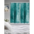 thumbnail image 3 of Bedroom Curtains 63 Inches length, Teal Window Treatment Curtain Drapes, Retro Oil Painting Modern Abstract Art Aesthetics Rod Pocket Curtain Panels for Living Room Kitchen, 42"x63", 2 Panels, 3 of 7