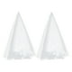 thumbnail image 1 of 2 velos de novia cortos de tul blanco perlado, velos de novia, tocados para novias, damas de honor y mujeres, 1 of 8