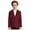 Burgundy, variant on Boys Gentleman Blazer Classic Long Sleeve 2-Button V-Neck Suit Jacket Formal Outerwear for Weddings Burgundy 8
