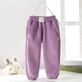 thumbnail image 3 of Bjutir Kids Boys Thicken Pants Fall Winter Outerwear Boysgirls Sweatpants Thick Large Childrens Thermal Pants Size 9-10 Years, 3 of 3