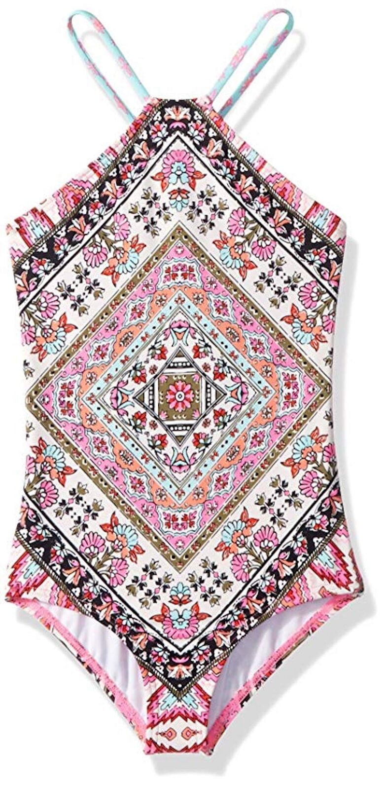 Billabong Swimwear Girls BandanaPrinted OnePiece Swimsuit 10