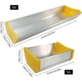 thumbnail image 2 of 2 Sizes Emulsion Scoop Coater 4 inch 8 inch Aluminum Alloy Dual Edge Screen Coating Scoops Tool for Silk Screen Printing, 2 of 6
