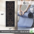 thumbnail image 3 of Yoga Mat - Premium 6mm Print Reversible Extra Thick Non Slip Exercise & Fitness Mat for All Types of Yoga, Pilates & Floor Workouts (68" x 24" x 6mm Thick), 3 of 4