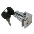 Mlless 1/4x Sliding Glass Door Lock Set with Key for Display