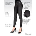 thumbnail image 3 of MeMoi High-Waisted Skinny Jean Leggings - Womens - Female (Small/Medium, Black), 3 of 7