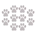 thumbnail image 3 of 10 pegatinas de huellas de perro para bañera, pegatinas de prevención, autoadhesivas, color gris, 3 of 5