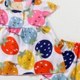 thumbnail image 3 of CAICJ98 Toddler Girl Summer Short Outfit Sets Cotton Sleeveless Tops Tees Shorts Little Girls Clothing Sets (Red,6-7 Years), 3 of 3