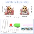 thumbnail image 2 of Colgantes Ventana Con Diamantes Imitación 2 Uds. Forma Especial PET Dibujos Animados, 2 of 9