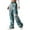 A-Blue, variant on Pants Women Camo Print Wide Leg Elastic Waist Loose with Pocket Regular Trousers