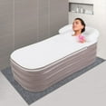 thumbnail image 5 of 99''x74'' Extra Large Hot Tub Pad Inflatable Hot Tub Mat Outdoor Indoor Ground, 5 of 17