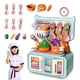 thumbnail image 4 of Juego de cocina infantil con comida y utensilios realistas | Juguetes de cocina azules y rosas para niñas de 4 a 8 años | Accesorios de cocina para disfrazarse y jugar a roles, 4 of 6