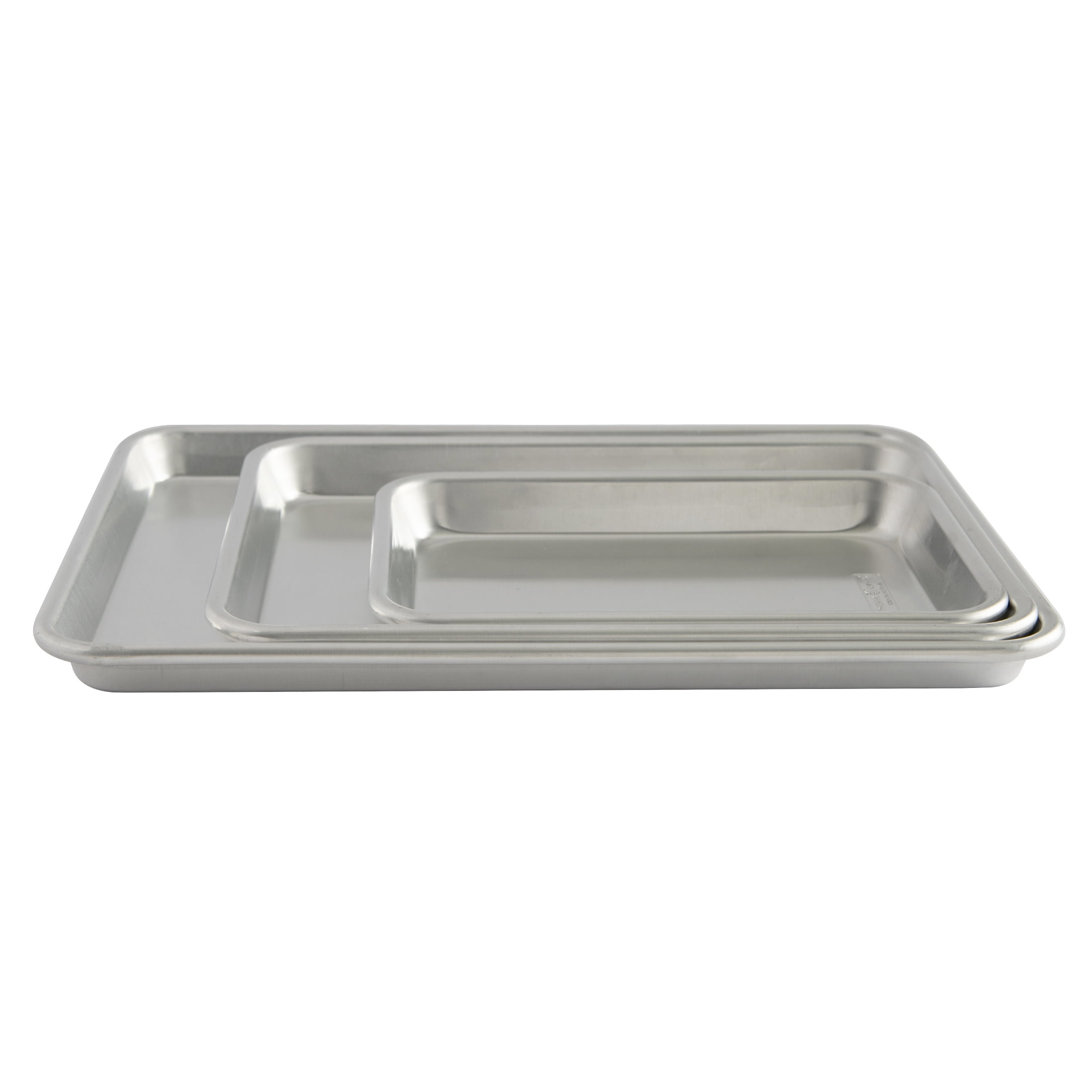 EATEX Aluminum Jelly Roll Sheet Baking Pan, Steel Nonstick Cookie sheet,  Size 15.8 in. x 11.3 in. x 1 in. JT-ABS-3 - The Home Depot