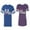 Men Royal / Women Purple, variant on Old Mr Mrs Matching Couple Cotton Jerseys (Men Royal / Women Black) (Men S / Women S)