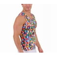 thumbnail image 2 of Insta Slim USA Flag Activewear Sleeveless V-Neck 5VAT0N1, 2 of 3