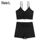 thumbnail image 2 of Traje de baño vintage de dos piezas para mujer, bikini retro con cuello halter fruncido y cintura alta con parte inferior, trajes de baño para mujer, 2 of 5