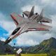 thumbnail image 1 of Avión RC de espuma , avión de ala fija RC Juguetes voladores Equilibrio automático 35 Fighter, RC Fighter, para adultos Principiantes Gris Baoblaze Aviones RC, 1 of 8