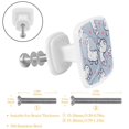 thumbnail image 2 of 4 Pieces Set Drawer Pulls Handle Square Wardrobe Cabinet Knobs with Stainless Steel Screws Furniture Kitchen Decor, 2 of 5