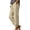 Beige, variant on Inleife Womens Breathable Summer Beach Pants Ladies Lace Trim Elastic Waist Joggers with Pockets Casual Trousers for Daily Wear