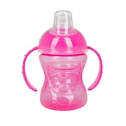 Nuby 2 Handle Grip N Sip Soft Spout Sippy Cup, Pink