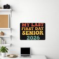 thumbnail image 4 of Retro High School First Day Sign for 2026 - Indoor Hanging for Dorm Room and Home, 4 of 4