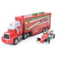 thumbnail image 2 of Disney Pixar Cars 3-camión contenedor de Rayo McQueen para niños, modelo de Metal fundido a presión, juguete de regalo de cumpleaños, 2 piezas, 1:55, 2 of 4