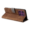 thumbnail image 5 of Phone Wallet Case for Motorola Moto Edge 60S Pro with Stand - Leather Folio Cover & Card Slots Brown, 5 of 5