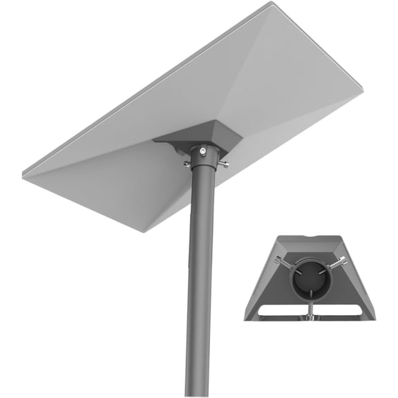 For Starlink Gen 3/4/4X Pipe Adapter Mount, Fits 1-2.1 Inch Poles, Aluminum Pole Mount Adapter for RV & Roof