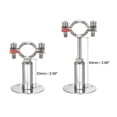 thumbnail image 2 of Unique Bargains 304 Stainless Steel Wall Mount Ceiling Mount Pipe Support for 32-34mm Pipe, 2 of 5