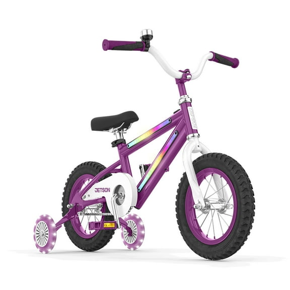 Jetson Light Rider 12, Kids’ Light-Up Bicycle, Purple, Children 3 