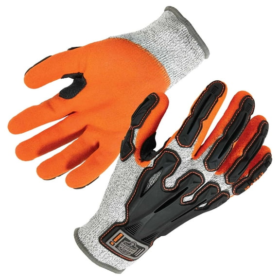 Ergodyne Proflex® 922cr Cut-resistant Nitrile-dipped Dir Gloves, Gray, M