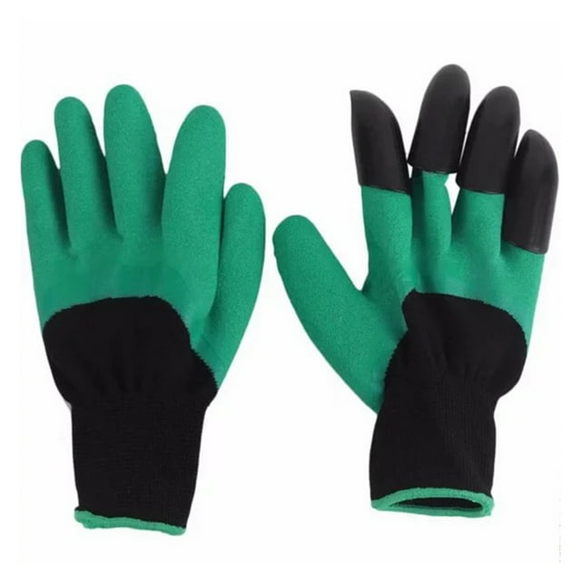 Guantes de los Guantes Guantes de Jardín con Las Yemas de los Dedos Guantes de Trabajo Protectores para plantar Cavar la Siembra de la Siembra