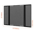 thumbnail image 5 of KFFKFF Adjustable RV Screen Door Protector, Fits 22 to 31.5 Inches, Durable Iron Door Grille with Honeycomb Design, Easy Installation, Breathable Entry Guard for Pet Safety, Black, 5 of 9