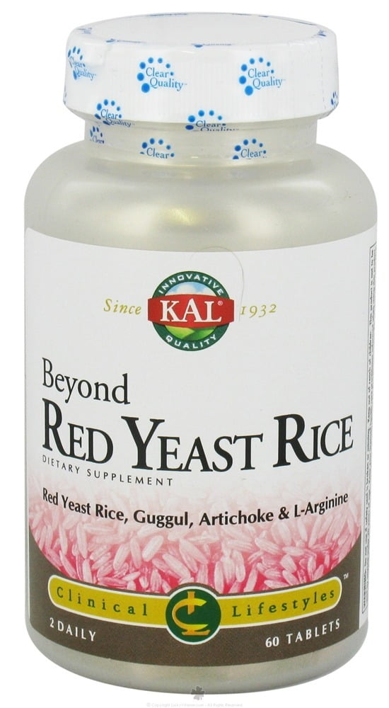 KAL Beyond Red Yeast Rice Clinical Formula with B Vitamins, Guggul
