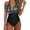 08-Light Green, variant on Women's Halter Wrap Front One Piece Swimsuit, Backless Color Block Tummy Control Bathing Suit, Sexy Slimming Swimwear for Beach Pool Vacation 07-Hot Pink XL