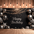 thumbnail image 6 of Metallic Balloons Birthday Banner Star Decorations Happy Birthday Celebration Backdrop for Party Celebration Indoor Event Decorations, 6 of 8