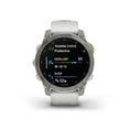 thumbnail image 2 of Garmin epix Gen 2, Premium active smartwatch, Health and wellness features, touchscreen AMOLED display, adventure watch with advanced features, white titanium, 2 of 12