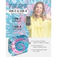 thumbnail image 6 of Liquipel Powertek Tie Dye Type-C Fast Charging Wall Charger 20W PD USB-C for iPhone, iPad, iWatch, Galaxy, Tablet, 6 of 7