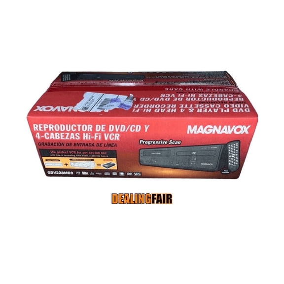 Magnavox GDV228MG9 (New) DVD Player VCR Combo