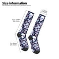 thumbnail image 2 of Yiaed Skull flower crystal Print Great elasticity Adult Stockings Sports socks for Men and Women, 2 of 6