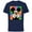 Navy, variant on Disney Mickey Mouse Sun Burst Retro - Short Sleeve Cotton T-Shirt for Adults - Customized-Red