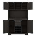 thumbnail image 7 of Coffee Bar Cabinet with Center Open Shelf / Great for Storing Boxes, 7 of 7